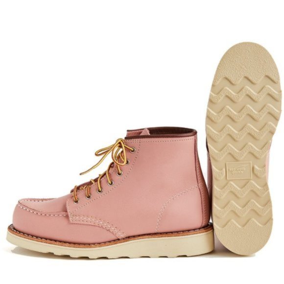 Red Wing Heritage Women's Classic Boot in Rose Boundary Leather Made in USA - Picture 7 of 11